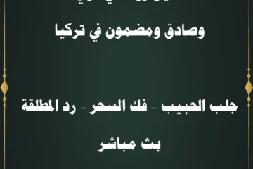 شيخ روحاني قوي ومضمون في تركيا – جلب الحبيب، فك السحر، رد المطلقة، بث مباشر